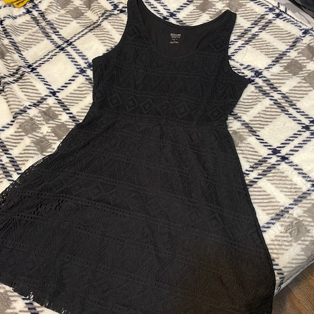 Black lace dress
